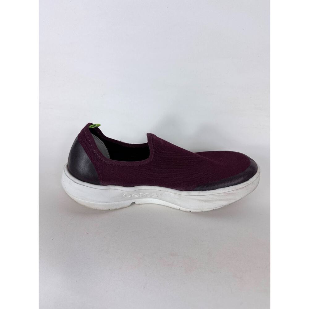 Oofos OOmg Low EeZee Recovery Shoes Women's 9 Purple White Silp-On Comfort - Picture 3 of 10